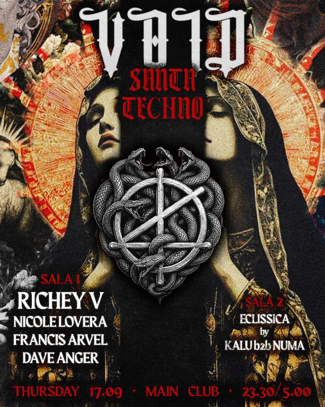 Locandina VOID Season XII — Santa Techno